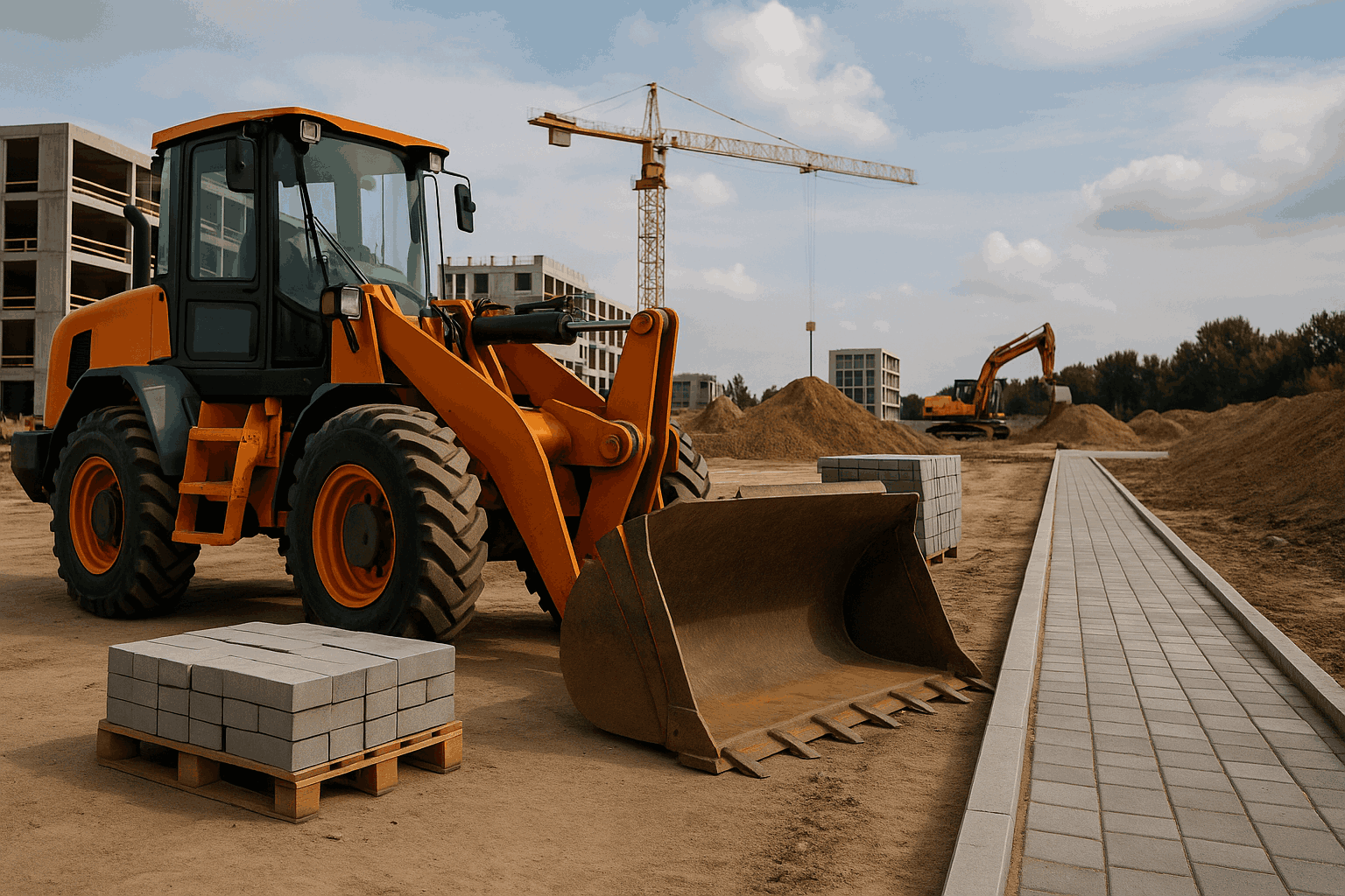 Строительство городской инфраструктуры