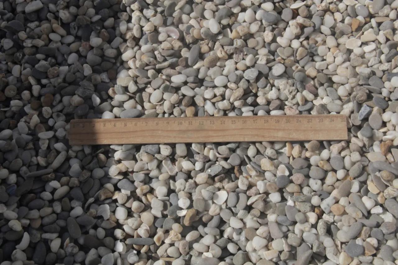 Галька черноморская фр. 5-10 мм