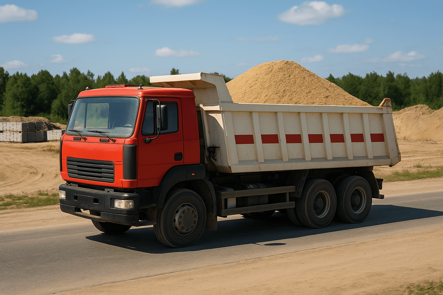 Доставка строительных материалов