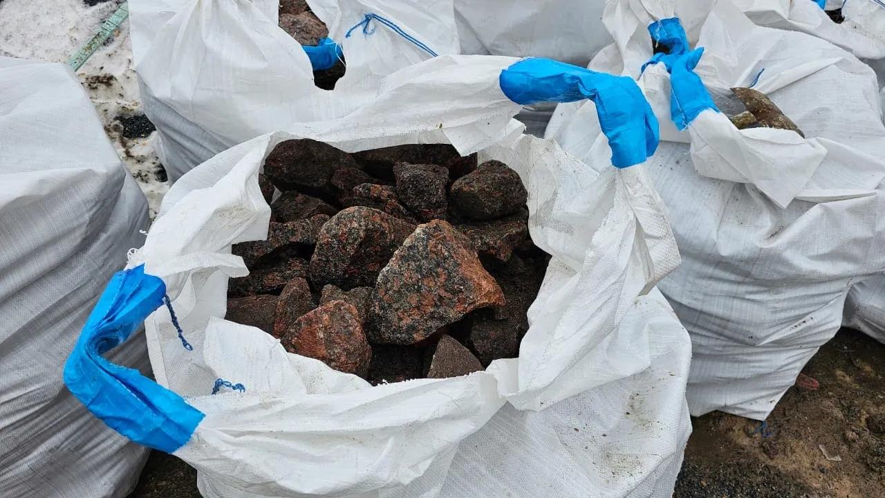 Щебень гранитный 70-150 в биг-бэгах