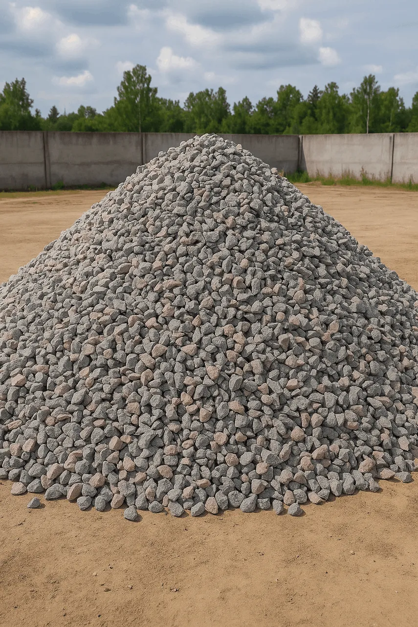 Щебень гранитный с доставкой по Санкт-Петербургу и Ленинградской области
